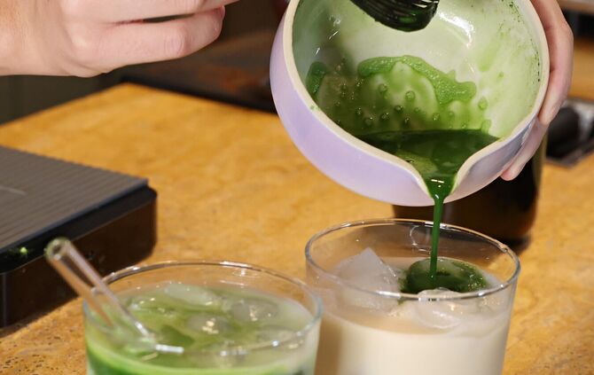 Im Nautilus wird ein Matcha Latte zubereitet. (Archivfoto)