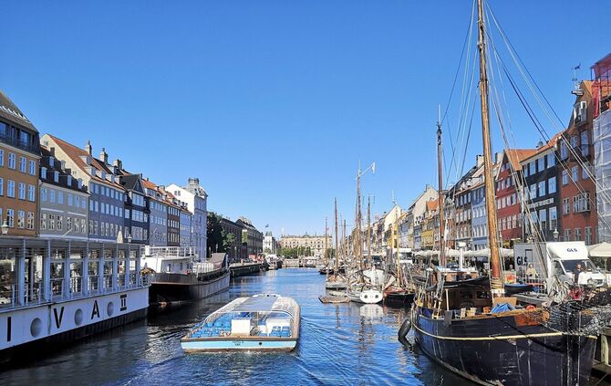 Der Nyhavn in Kopenhagen
