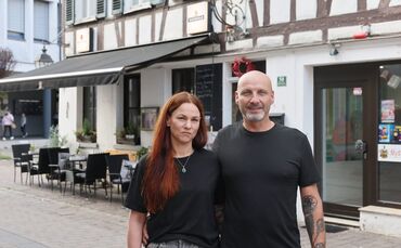 Katharina und Randolph Worm leiten das Bürgerstüble an der Marktstraße in Winnenden.