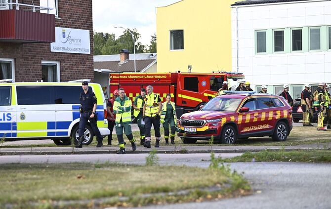 Schwert-Angriff in Schweden