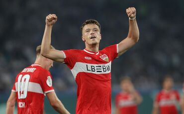 VfB-Neuzugang Dzenen Pejcinovic erzielte am Freitagabend in Rostock drei Tore.