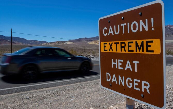 Hitze in den USA - Death Valley Tourismus