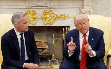 Kanadas Premierminister Mark Carney trifft US-Präsident Trump
