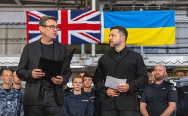 Ukrainischer Präsident Selenskyj in Großbritannien