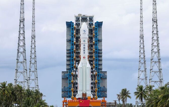 Vor Start der Mondsonde „Chang’e-7“