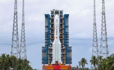 Vor Start der Mondsonde „Chang’e-7“
