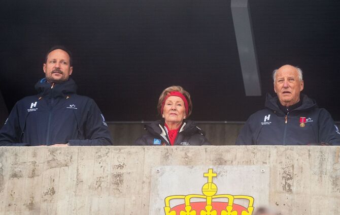 Norwegens Royals beim Holmenkollen Skifestival 2025