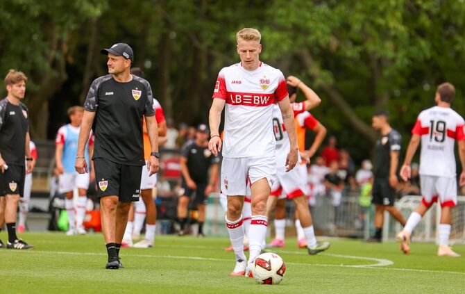 Vfb-Profi Chris Führich muss aktuell kürzertreten (Symbolbild).
