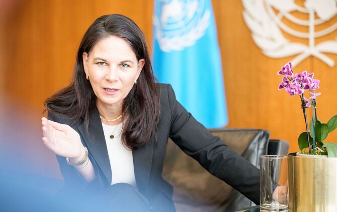 Annalena Baerbock bei der UN