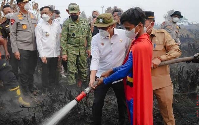 Waldbrände in Indonesien