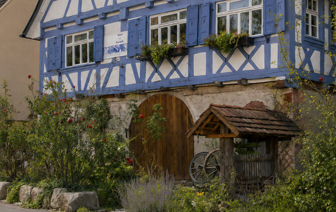 Das restaurierte Weingärtnerhaus in der Schönbühlstraße 20 in Beutelsbach ist Station beim Tag des offenen Denkmals.