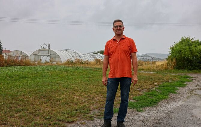 Gemüsebauer Markus Fischer ist sich sicher: Hitze- und Trockenheitsperioden wie diesen Sommer werden künftig eher die Regel als