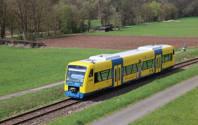 Das Gleisbett der Wieslaufbahn wird momentan saniert.