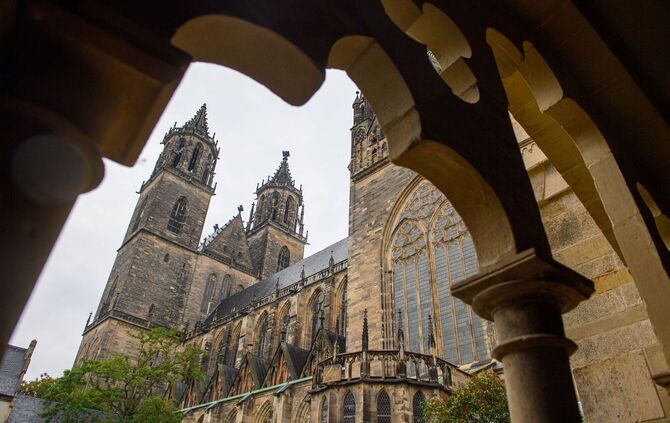 Grabmahl von Kaiser Otto im Magdeburger Dom