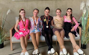 Das Team der SV Winnenden (von links nach rechts): Angeliki Kalkani, Amelie Fiorina Felchle, Valentina Markakis, Lilly Florentin