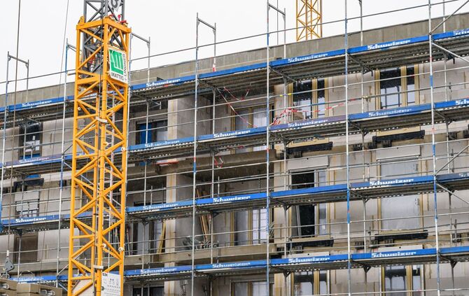 Der Wohnungsbau erlebte seit 2023 einen Einbruch. (Archivbild)