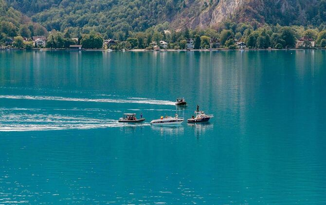 Kleinflugzeug in Attersee in Österreich gestürzt