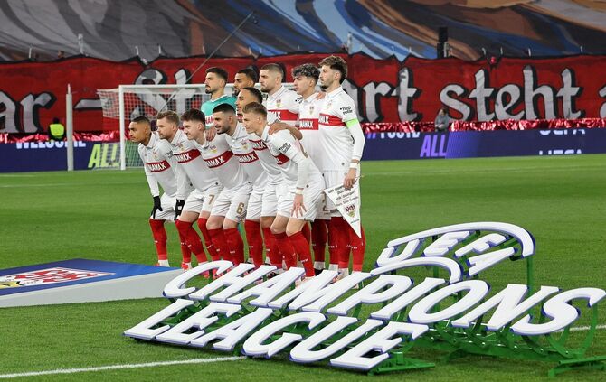 Der VfB Stuttgart spielte schon in der Saison 2024/25 in der Champions League.