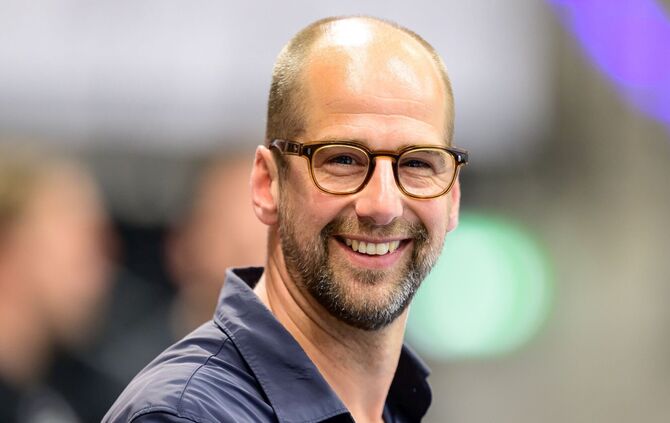 Jürgen Schweikardt, Geschäftsführer des TVB Stuttgart, freut sich auf die Saison. Los geht es an diesem Freitag (19 Uhr) in der