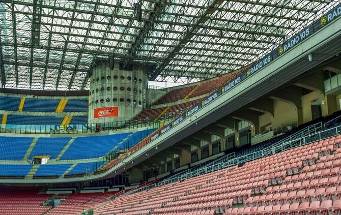 Das San Siro in Mailand gehört zu den ehrwürdigsten Stadien im europäischen Fußball – und der VfB darf dort spielen.