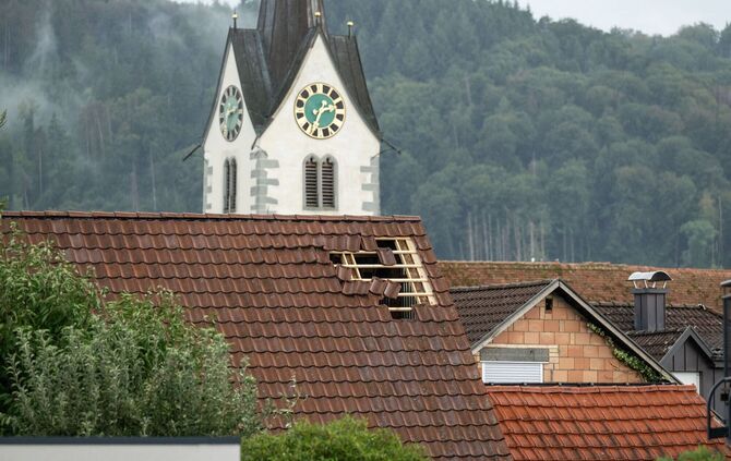 Schwere Unwetter in Baden-Württemberg
