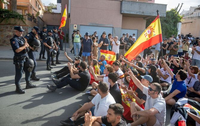 Migranten in Ceuta