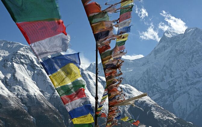 Himalaya Gebirge in Nepal