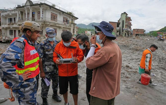 Sturzflut im Himalaya - Nepal