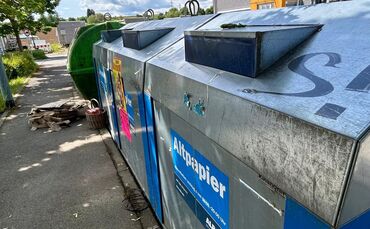 Altpapier-Container in Waiblingen (Symbolfoto).