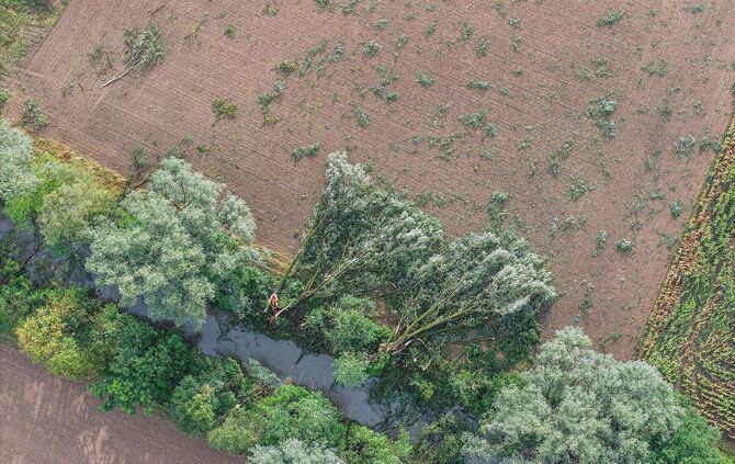 Das Unwetter zog gestern über die Schweiz und weite Teile Baden-Württembergs.