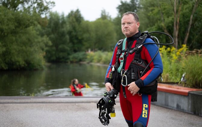 Rettungstaucher Achim Maier