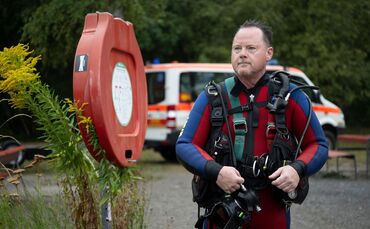 Rettungstaucher Achim Maier