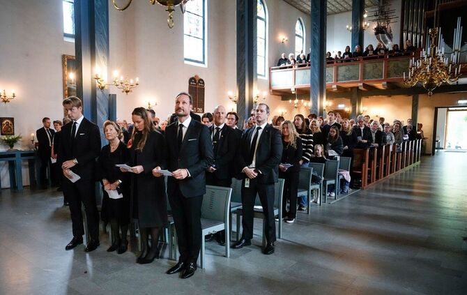 Nach dem Tod von König Harald - Gedenkgottesdienst