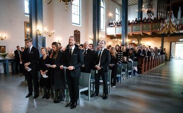 Nach dem Tod von König Harald - Gedenkgottesdienst