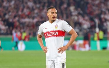 Jamie Leweling könnte den VfB Stuttgart noch verlassen.