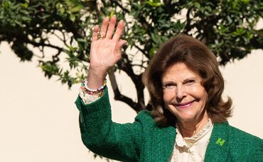Königin Silvia von Schweden besucht die Insel Mainau
