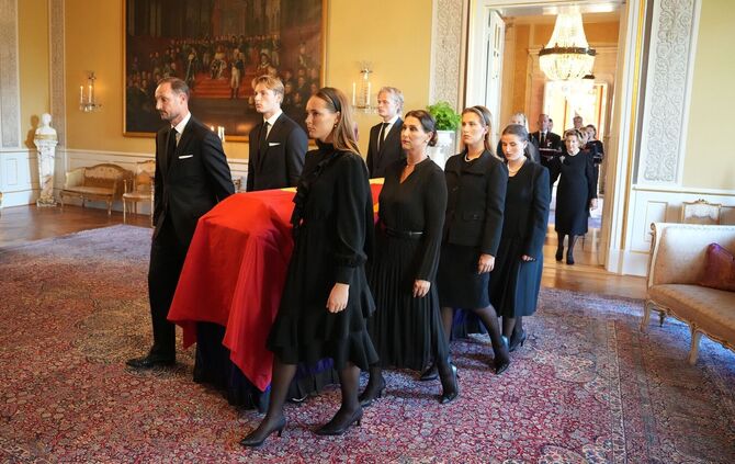 Nach dem Tod von König Harald