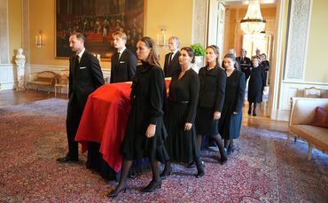 Nach dem Tod von König Harald