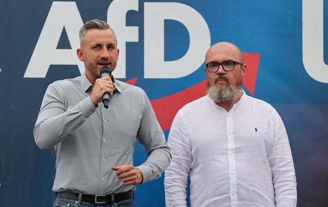 Ulrich Siegmund und Hans-Thomas Tillschneider