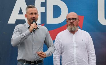 Ulrich Siegmund und Hans-Thomas Tillschneider