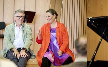 Thomas Hampson und Melanie Diener leiten die Internationale Opernwerkstatt im Bürgerzentrum Waiblingen.