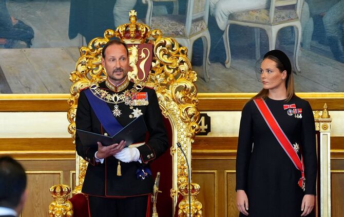 Nach dem Tod von König Harald - Amtseid Haakon