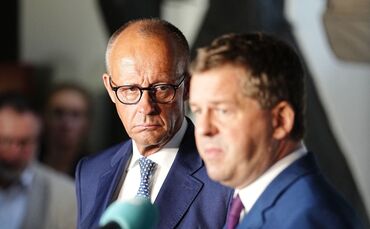 Wahlkampf der CDU Sachsen-Anhalt mit Bundeskanzler Merz