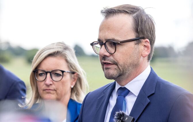 Martina Klement und Jan Redmann