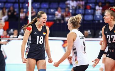 Volleyball, EM: Deutschland - Belgien