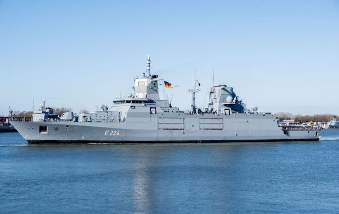 Ankunft der Fregatte «Sachsen-Anhalt»