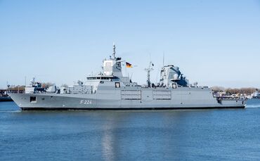 Ankunft der Fregatte «Sachsen-Anhalt»