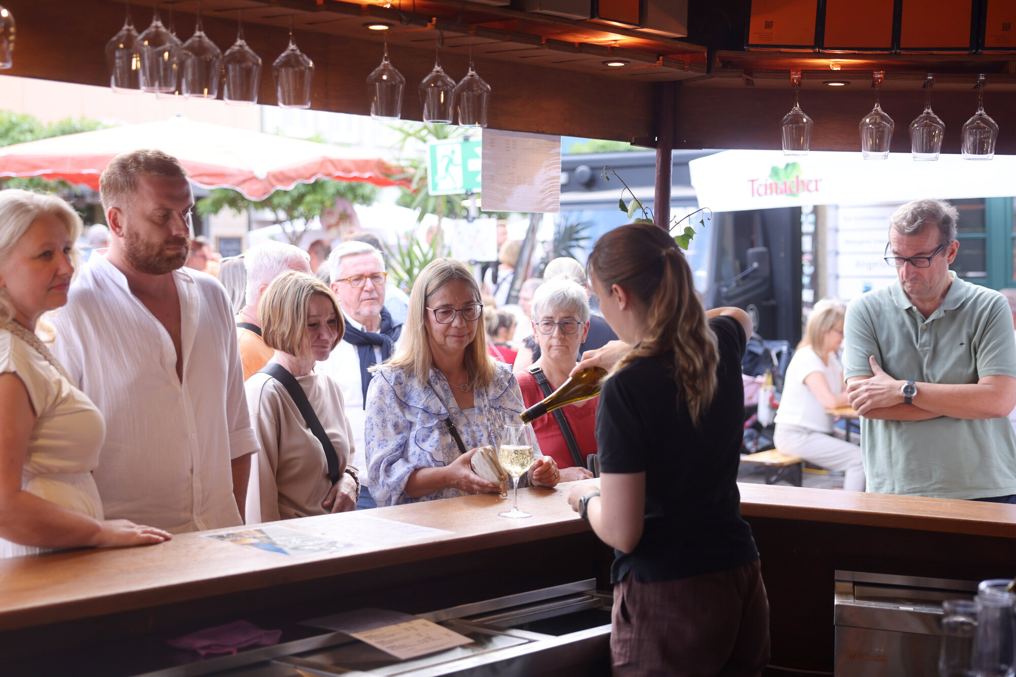 Blind tasting at the Winnenden Wine Days: One wine is the clear winner