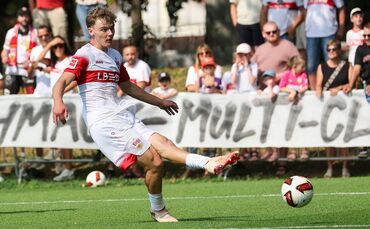 Überzeugte Sebastian Hoeneß in der Vorbereitung: VfB-Talent Yanik Spalt.