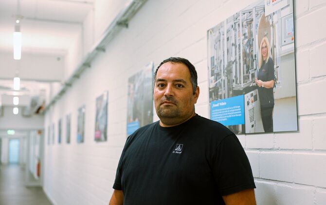 Trotz der riesigen Enttäuschung: "Ich habe Bosch alles zu verdanken, was ich mir aufgebaut habe." Stefano Mazzei, Betriebsratsvo